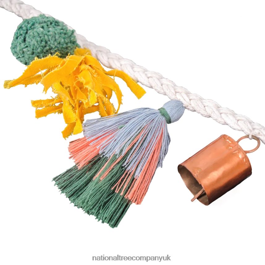 Greenery | National Tree Company 72\ HGTV Home Collection Multicolor Boho Garland F2L4F420